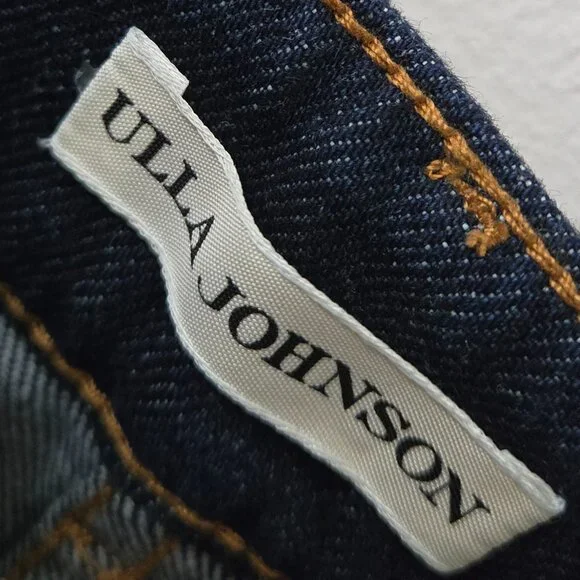 👖 ULLA JOHNSON High-Waisted Button-Fly Jeans Size 0 - Picture 5 of 7